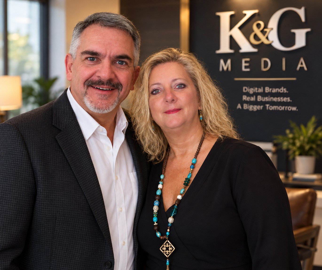 Mack and Glenda McCarty, founders of K&G Media LLC
